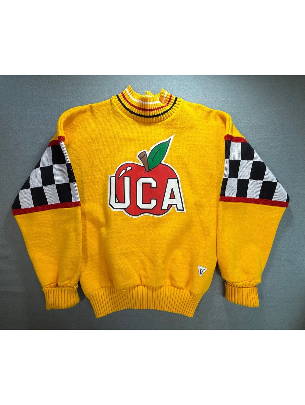 Vintage Varsity Spirit UCA Cheerleading Sweater sz 34 USA Made 80s 90s